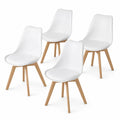 Set de 4 chaises en plastique bla