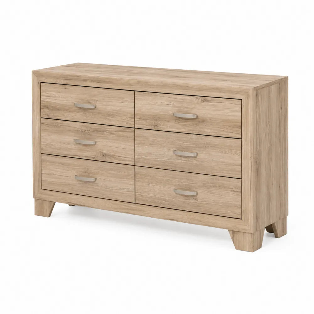 Commode en Bois 6 Tiroirs C