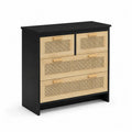 Commode en bois et osier ¨¤